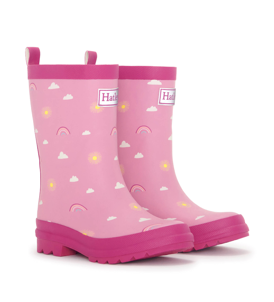 Hatley sun charms matte rain boots