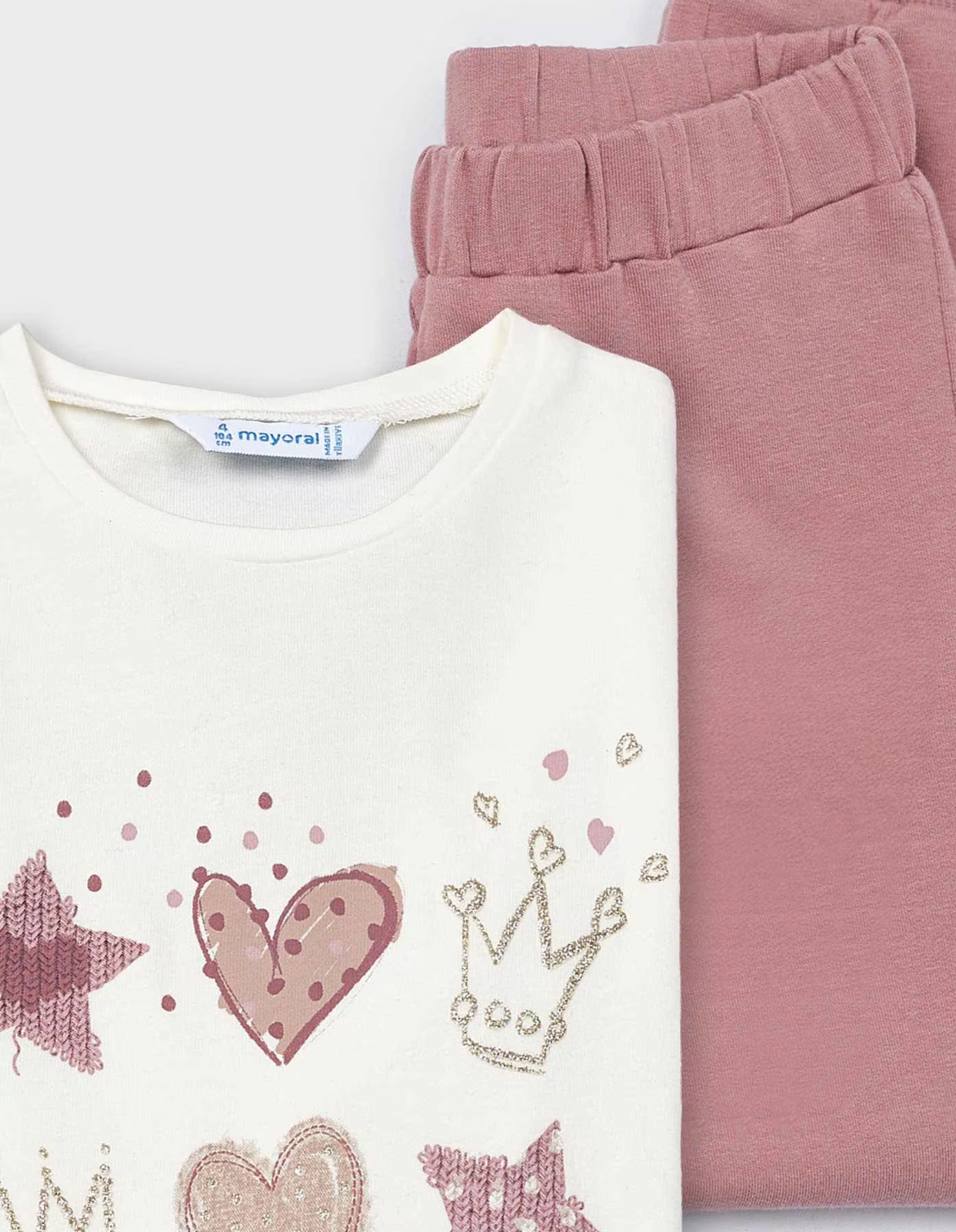 Mayoral 3-piece tracksuit set stars for girls