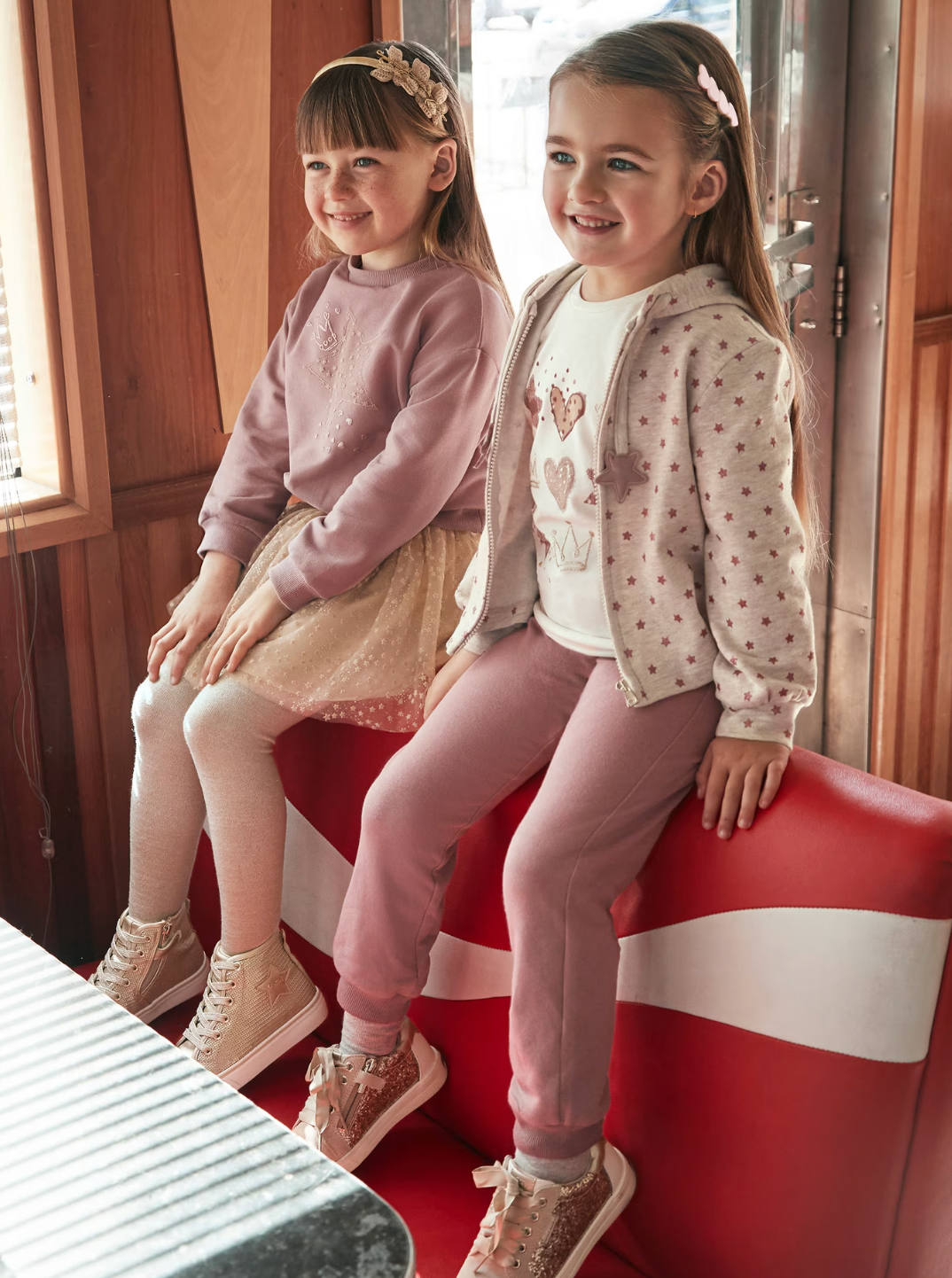 Mayoral 3-piece tracksuit set stars for girls