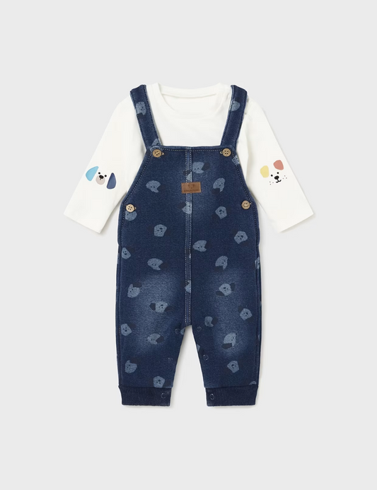 Mayoral 2 piece Dungarees and t-shirt set