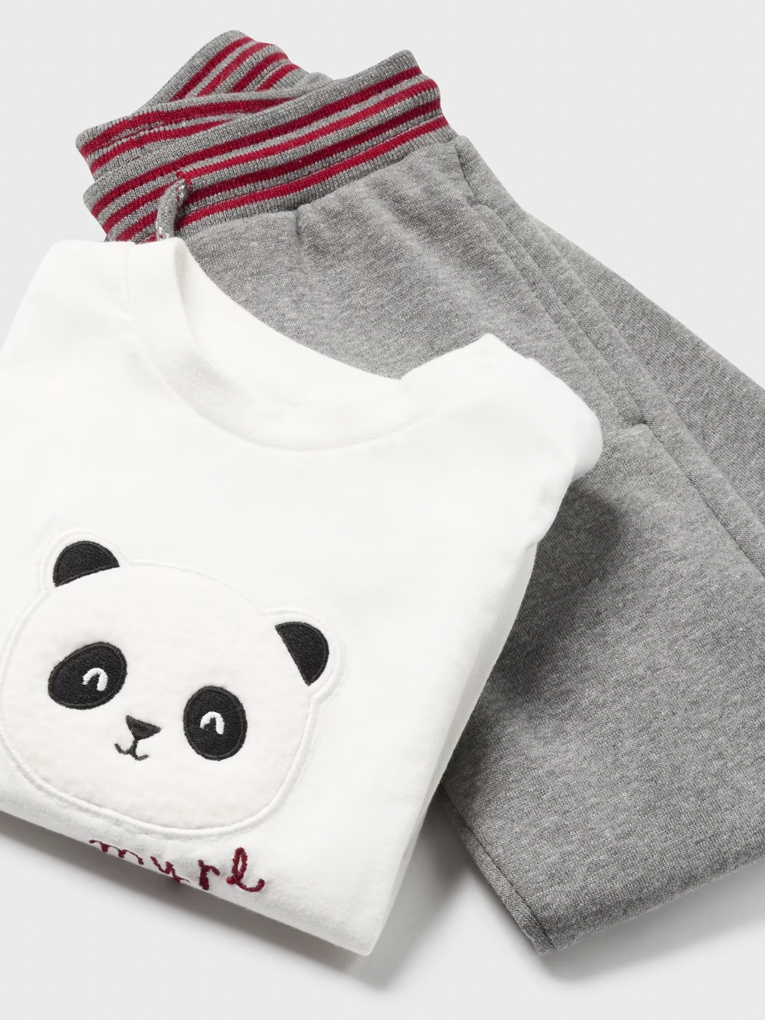 Mayoral 3 piece Tracksuit with t-shirt panda motif