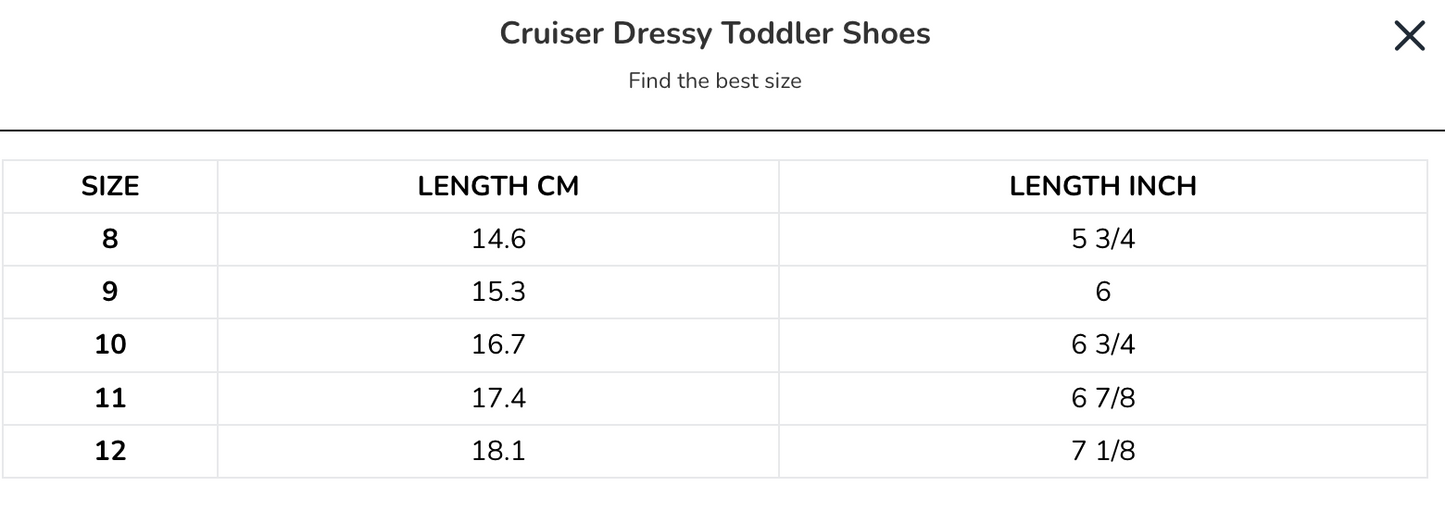 STONZ The Cruiser™ Dressy Toddler Shoes
