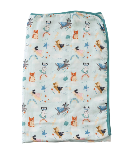 LOULOU LOLLIPOP Muslin Quilt Blanket