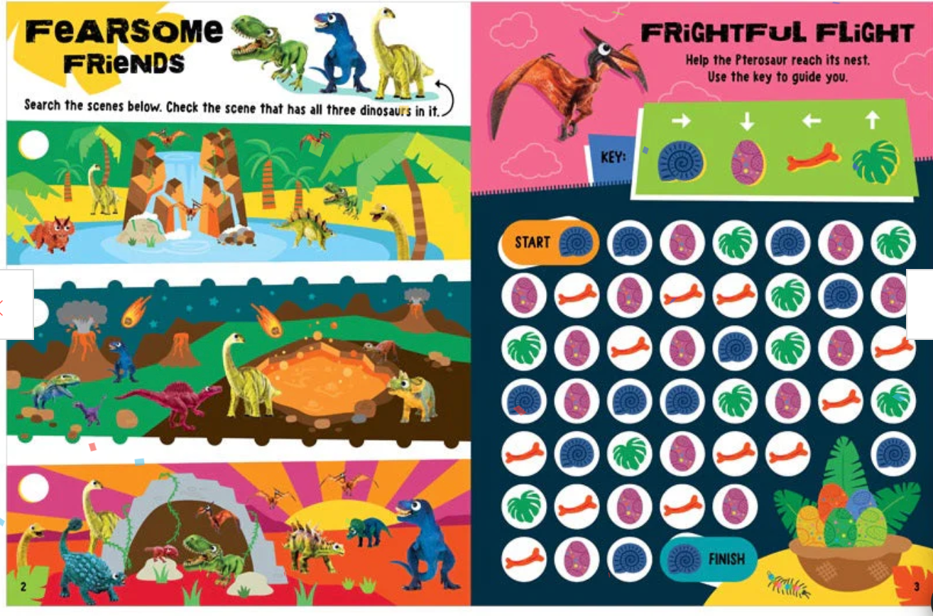 Dinosaur Activity Book