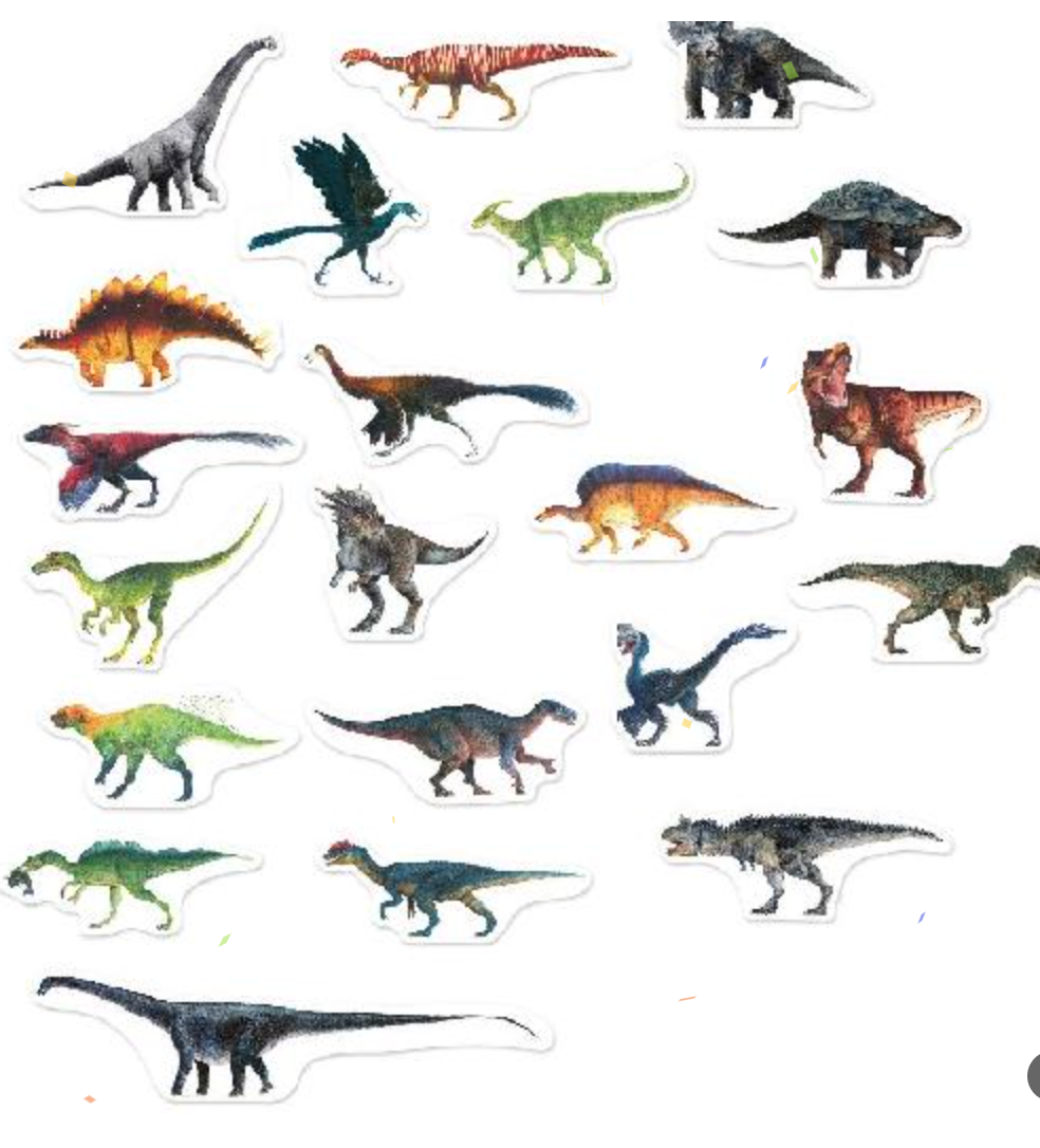 VILAC Museum National dHistoire Naturelle - Dinosaur Magnets
