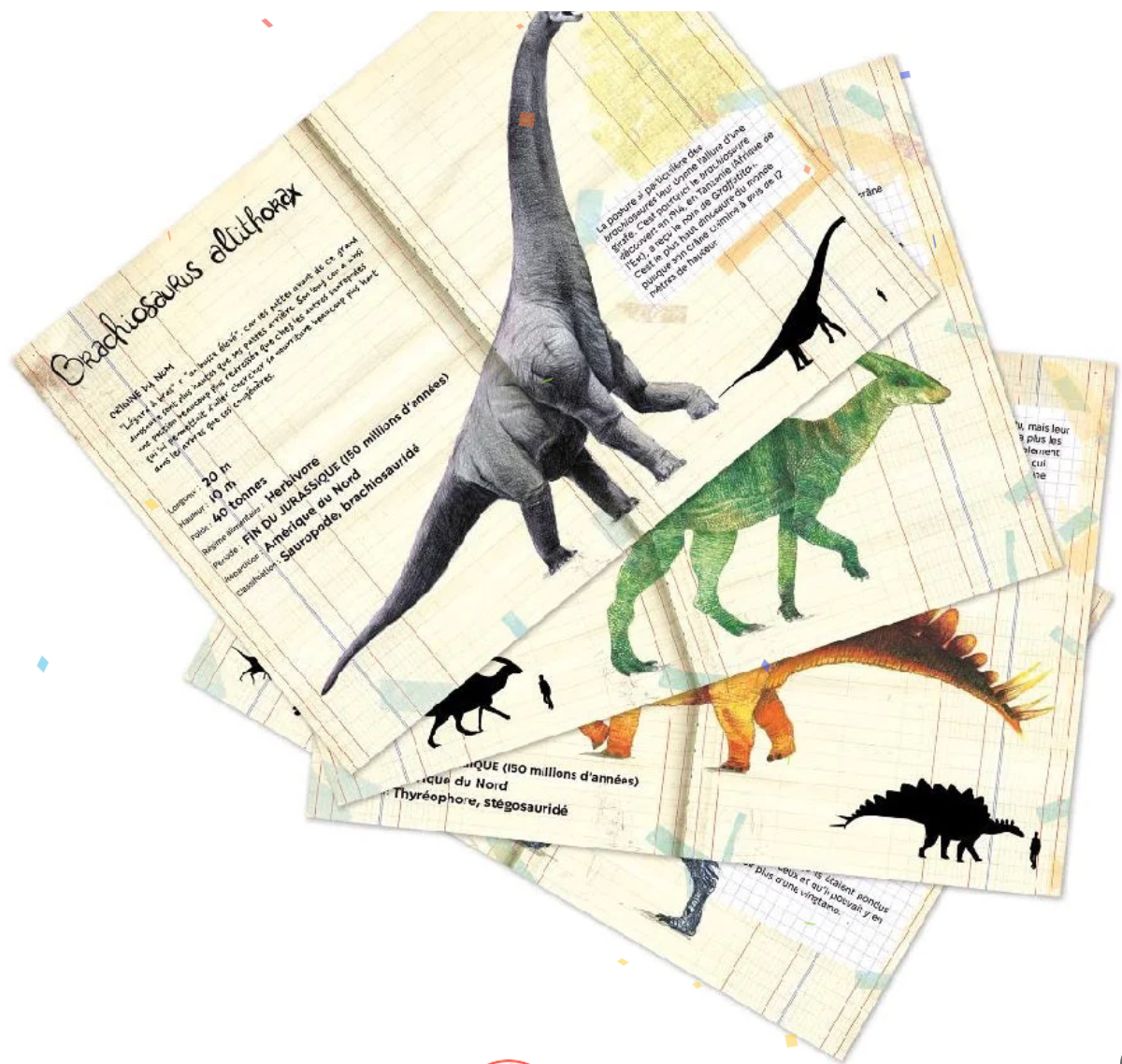 VILAC Museum National dHistoire Naturelle - Dinosaur Magnets
