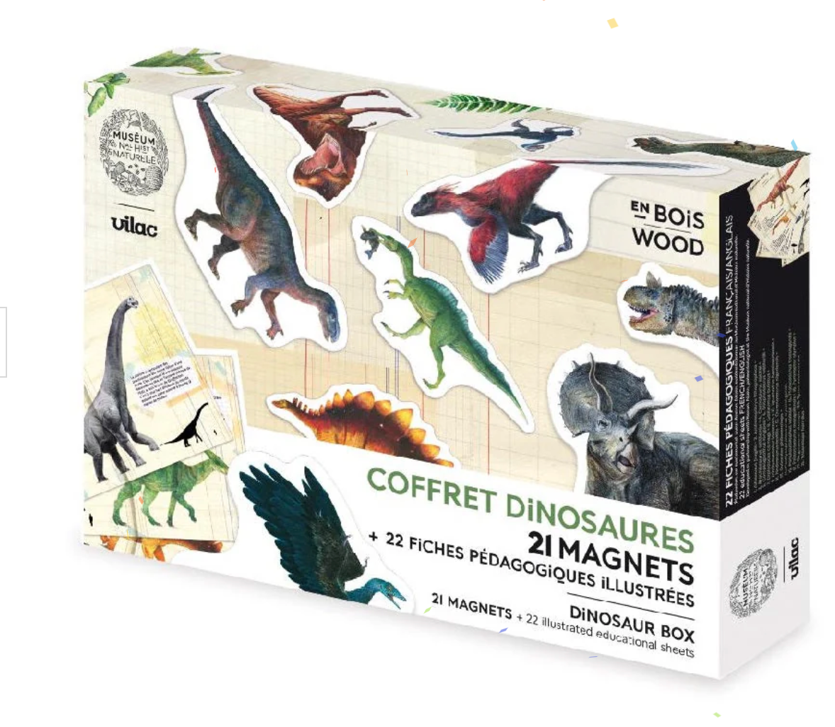 VILAC Museum National dHistoire Naturelle - Dinosaur Magnets