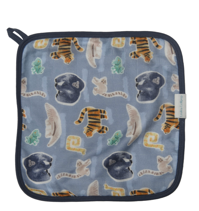 LOULOU LOLLIPOP Muslin Washcloth 3-pieces Set