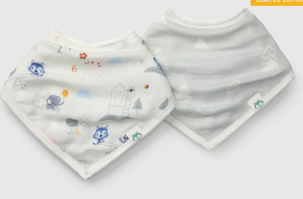 LOULOU LOLLIPOP Bandana Bib Set