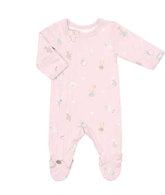 Coccoli Modal Zipper Footie