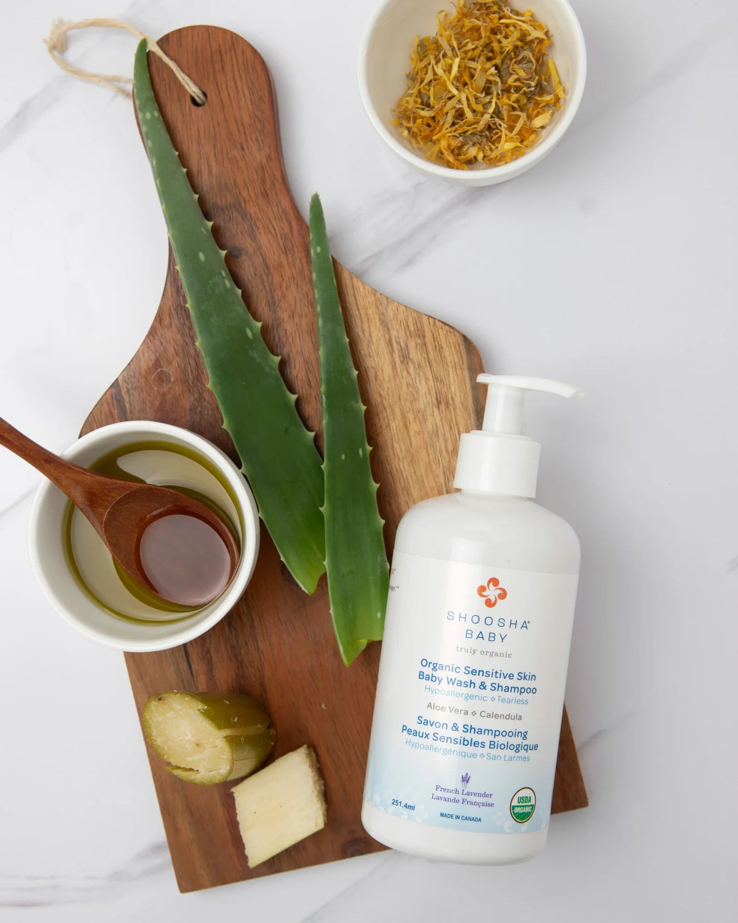 SHOOSHA BABY Organic Sensitive Skin Baby Wash & Shampoo