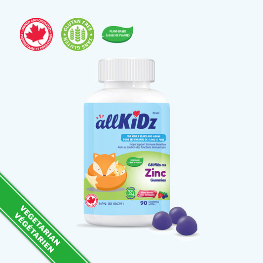 ALLKIDZ NATURALS INC. Zinc Gummies