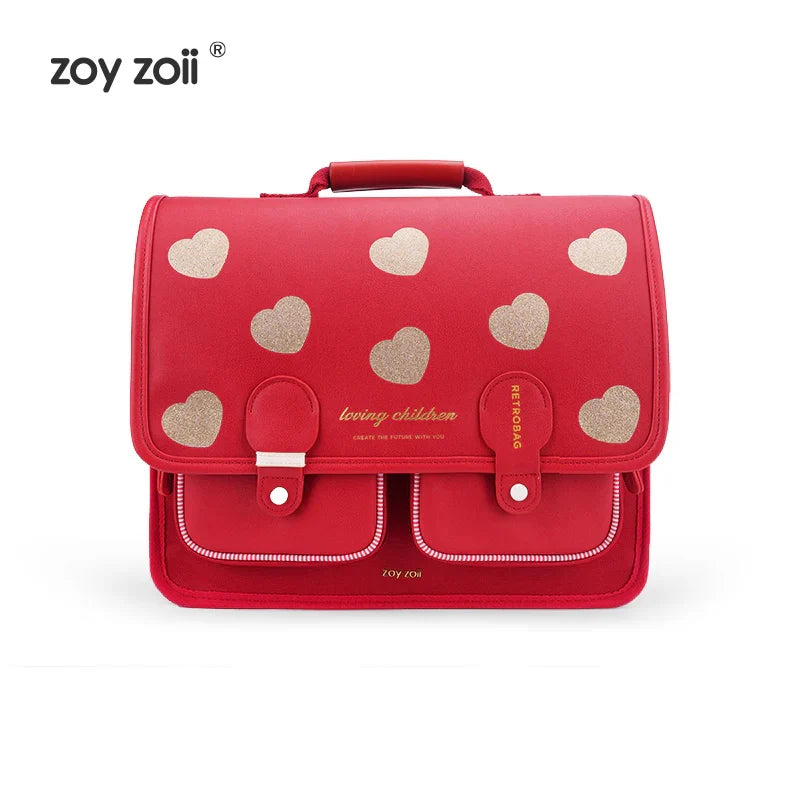 ZoyZoii vintage schoolbag - Red sweetheart