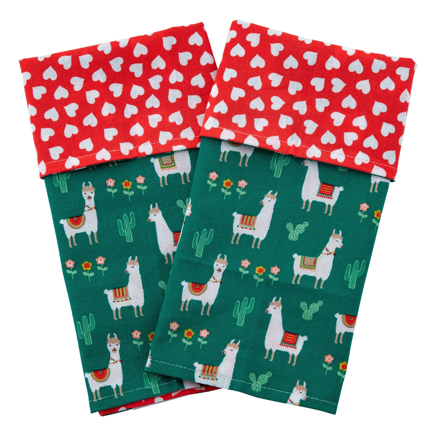 My Funkins Set of Two Placemats for Kids - Llamas