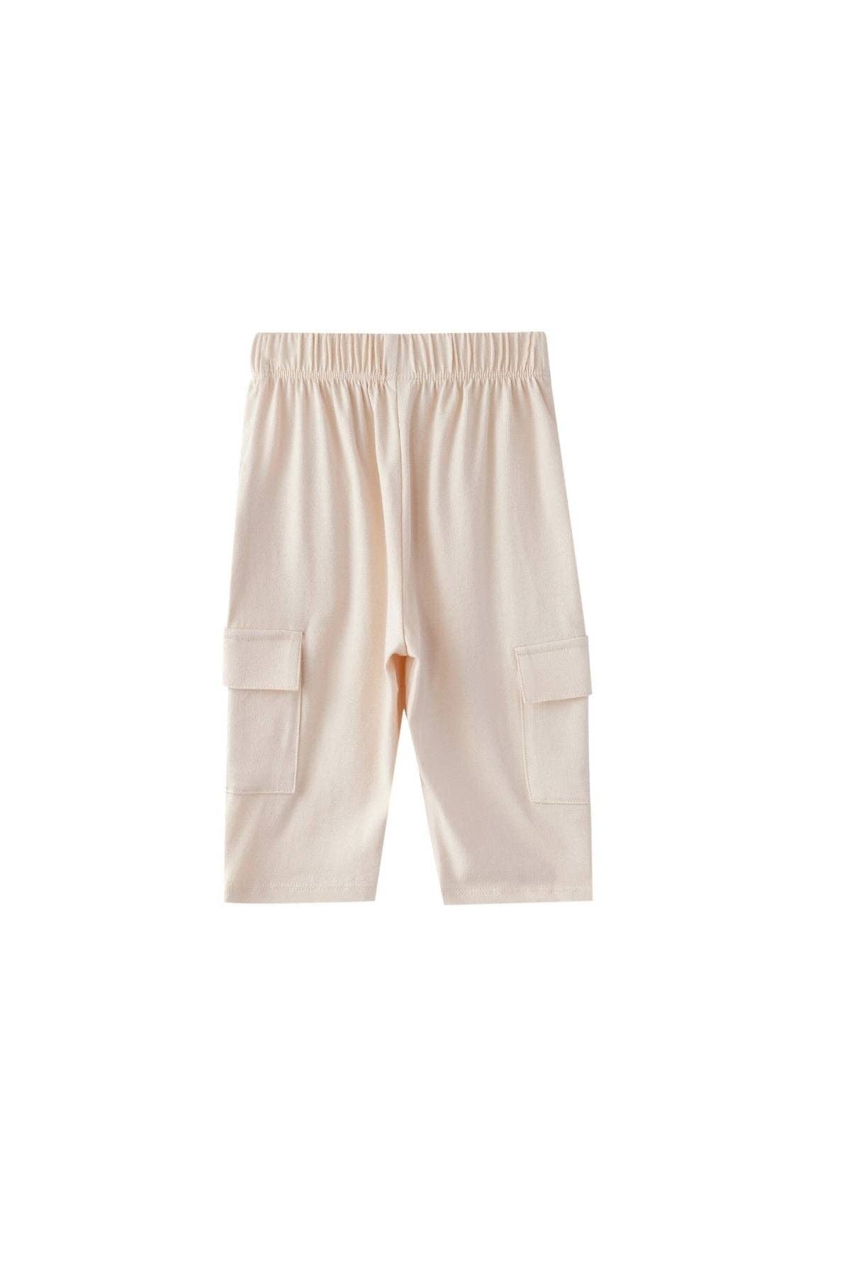 Norsu Organic Toddler Organic Cotton Cargo Pant-Beige