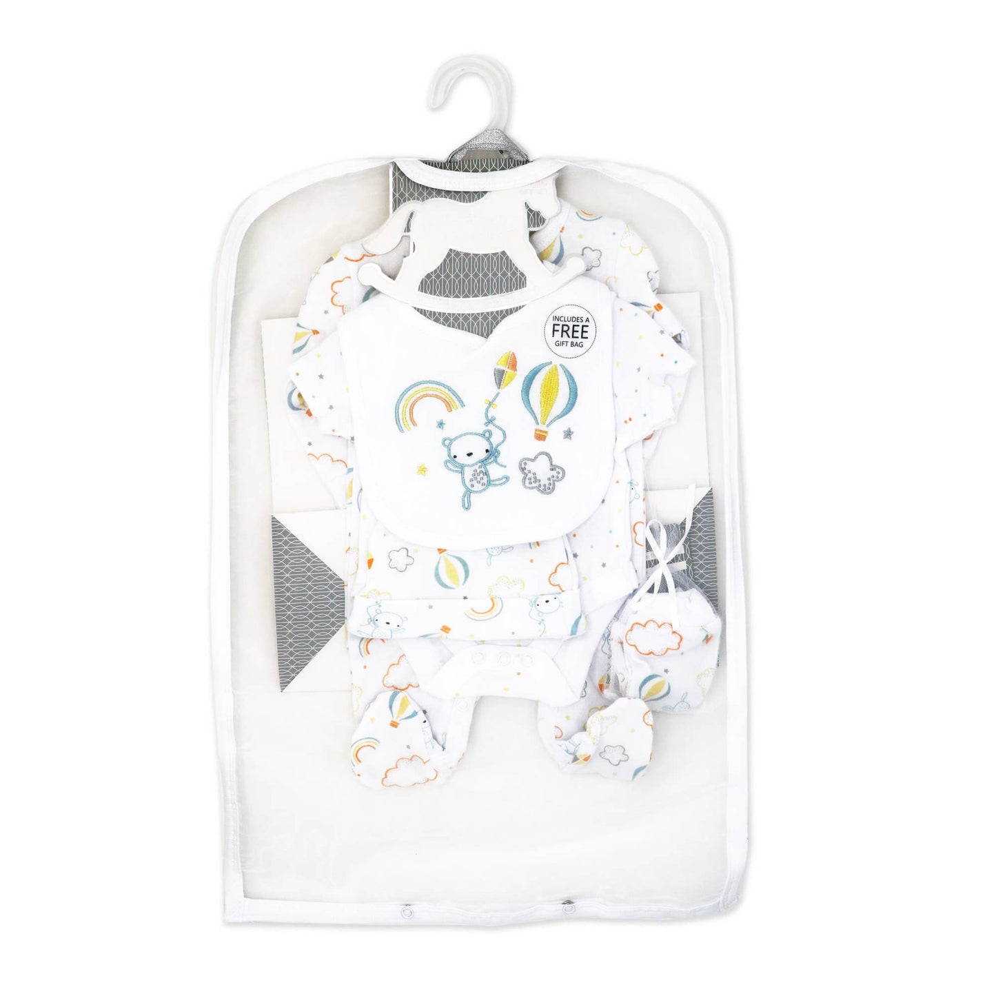 Neutral 5-Piece Multipack Set - Multi Hot Air Balloon