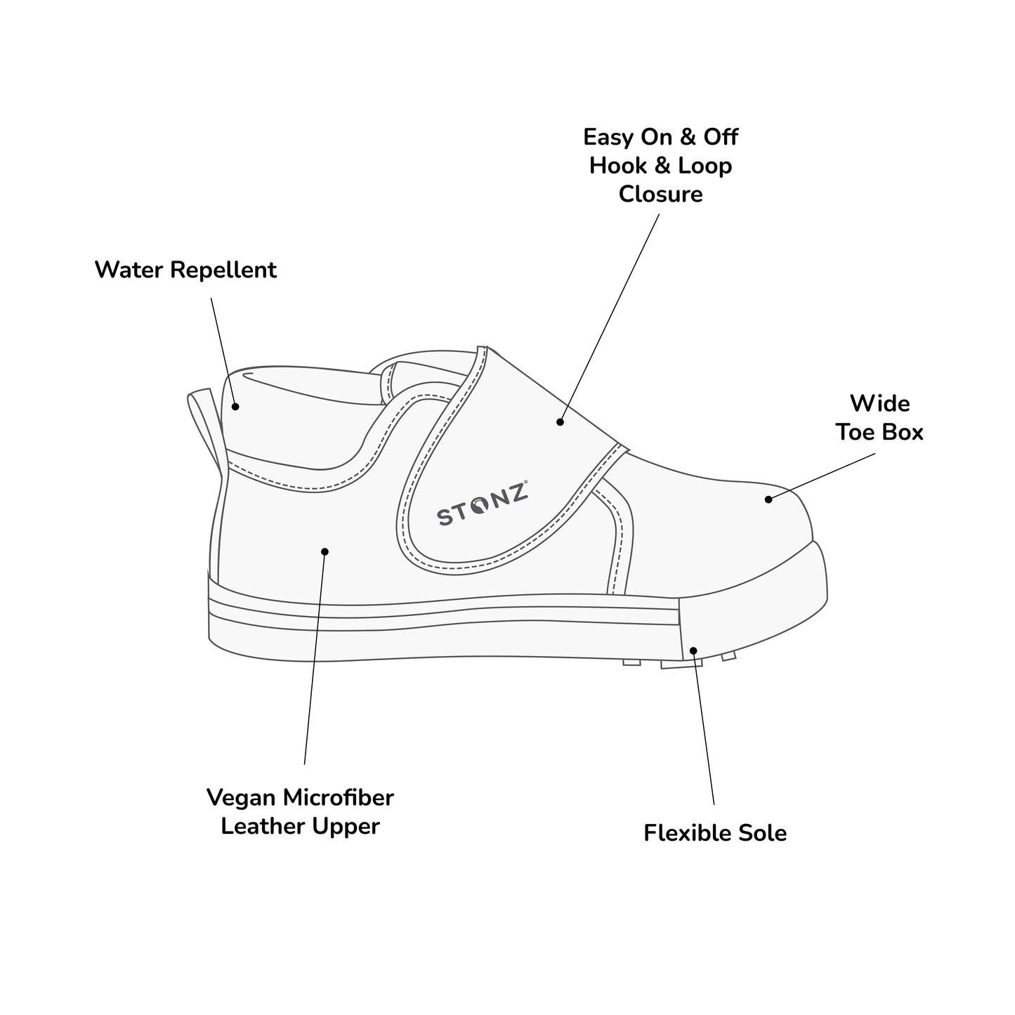 STONZ The Cruiser™ Dressy Toddler Shoes