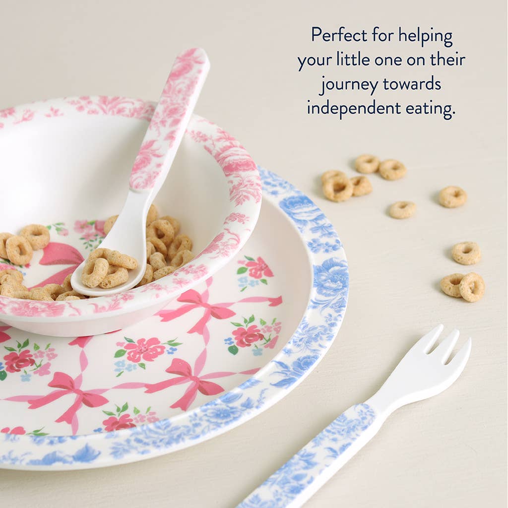 Itzy Bistro™ - 4 piece dining set: Ribbons & Roses