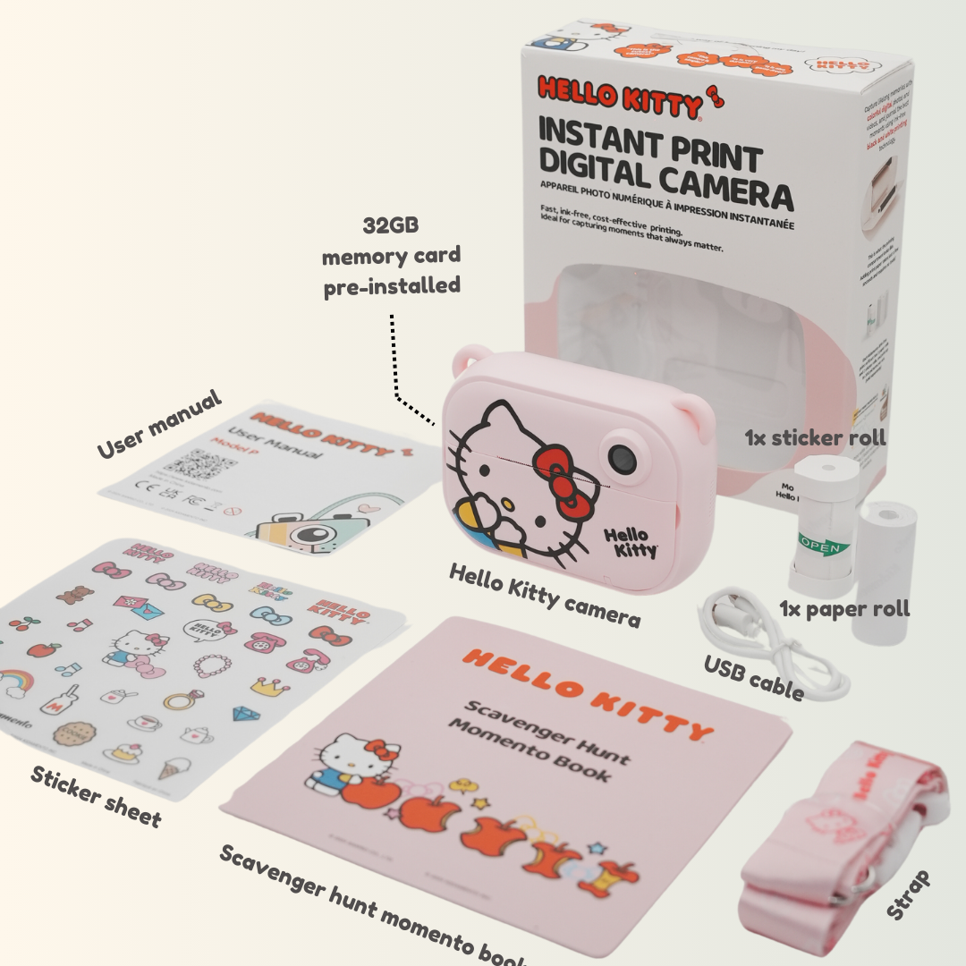 Kiimento Hello Kitty - Print and Digital Camera – Model P