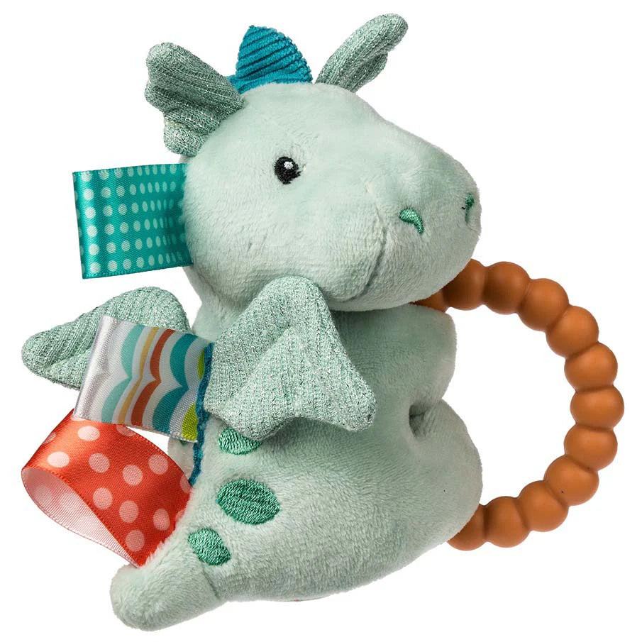 MARY MEYER Taggies Teether Rattle - Drax Dragon 6"