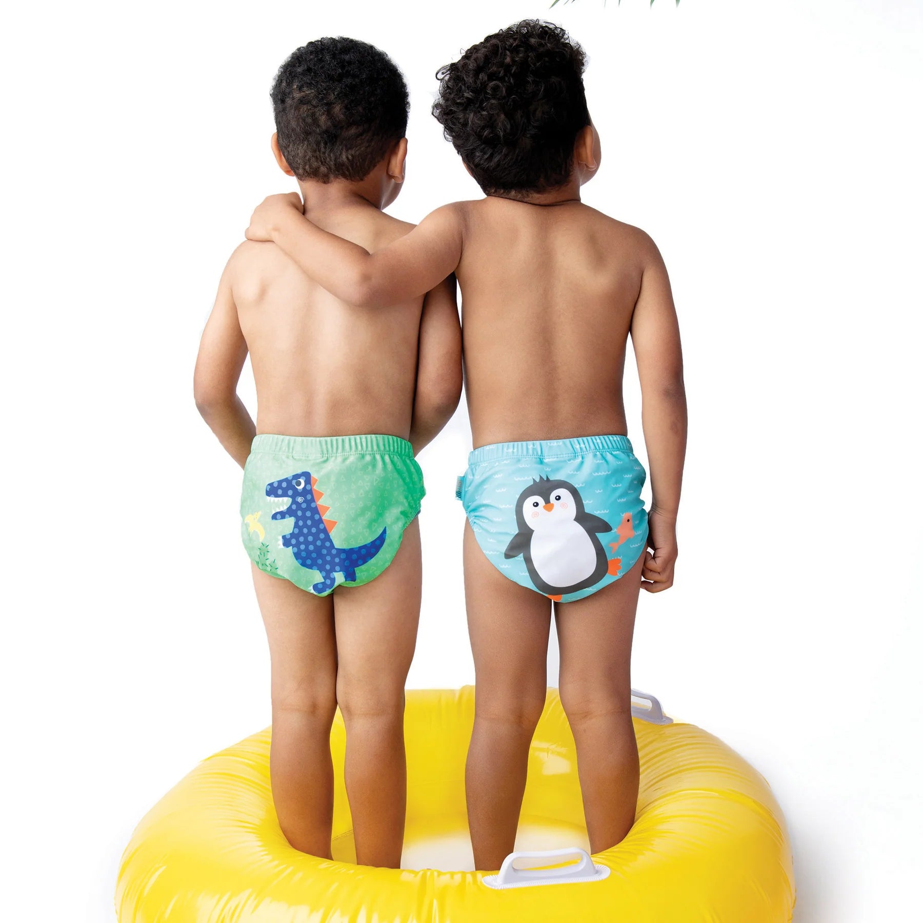 ZOOCCHINI Baby-Toddler Knit Swim Diaper Piece Set - Main Image