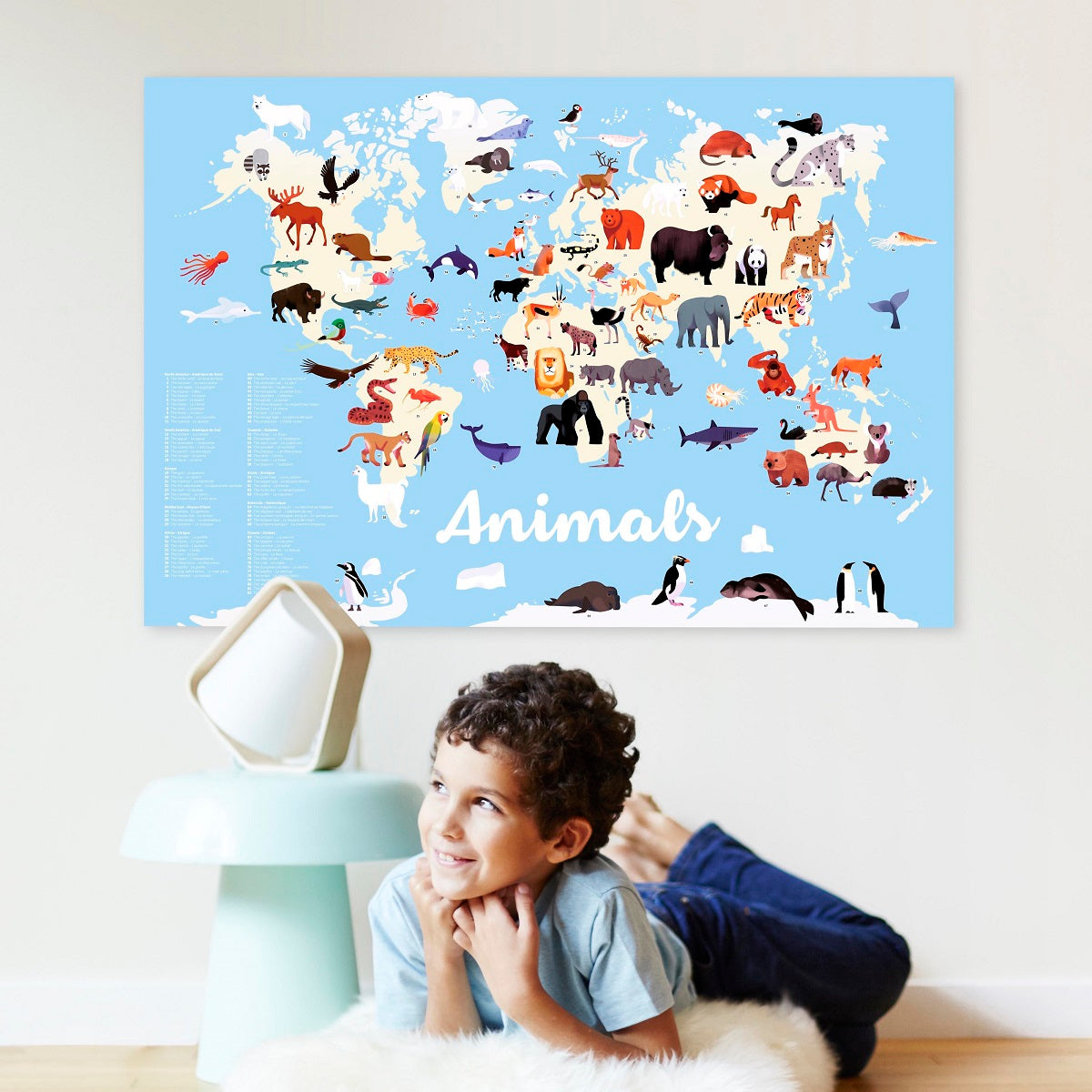 POPPIK Discovery Poster Animals of the World