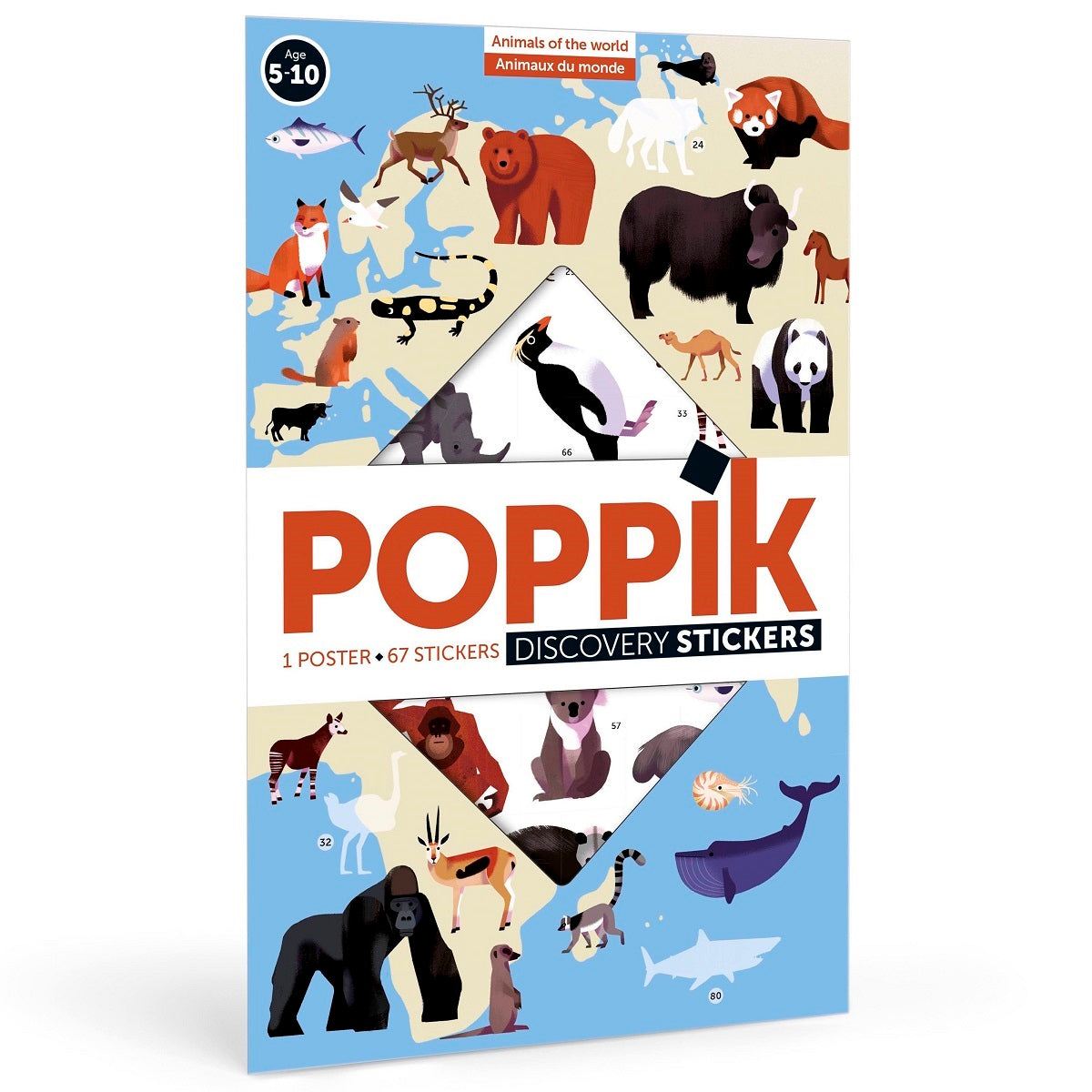 POPPIK Discovery Poster Animals of the World