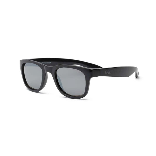 REAL SHADES Surf Unbreakable UV Iconic Sunglasses, Black