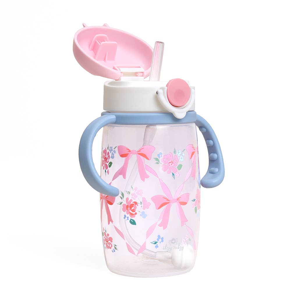 Itzy Sips™ - Straw Cup With Snap-Close Lid: Giddy Up!