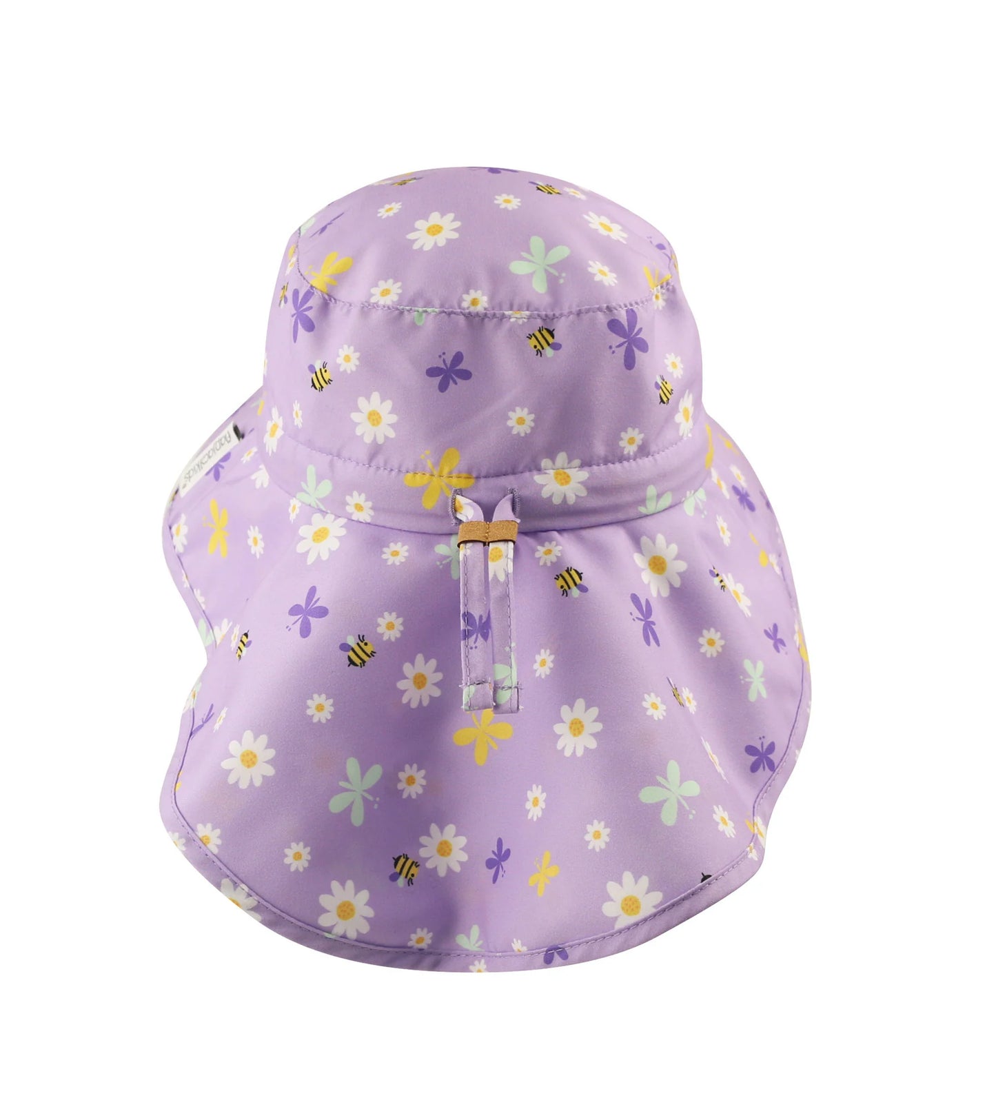 FLAPJACKKIDS Sun Hat with Neck Cape - Daisy