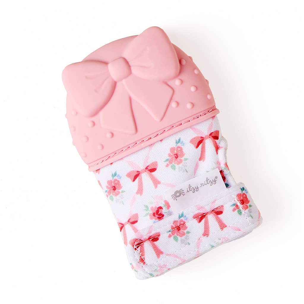 Itzy Mitt™ Silicone Teething Mitts: Sun