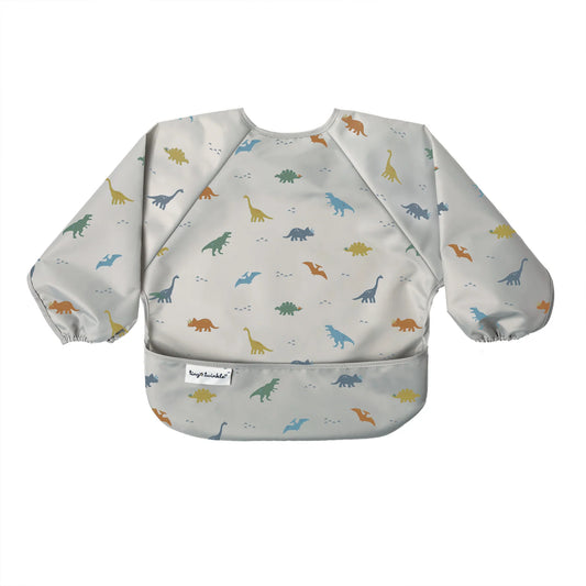 TINY TWINKLE Mess proof Full Sleeve Bib - Dinosaur