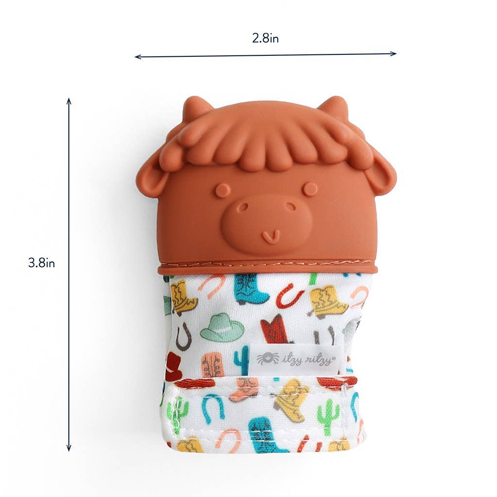 Itzy Mitt™ Silicone Teething Mitts: Sun