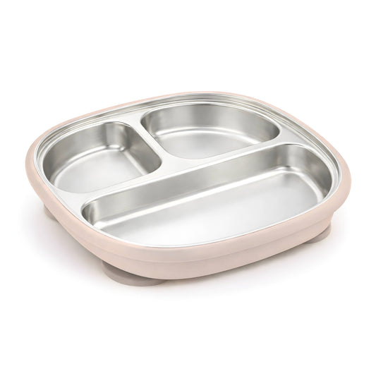BABY BLISS Stainless Steel Silicone Suction Plate