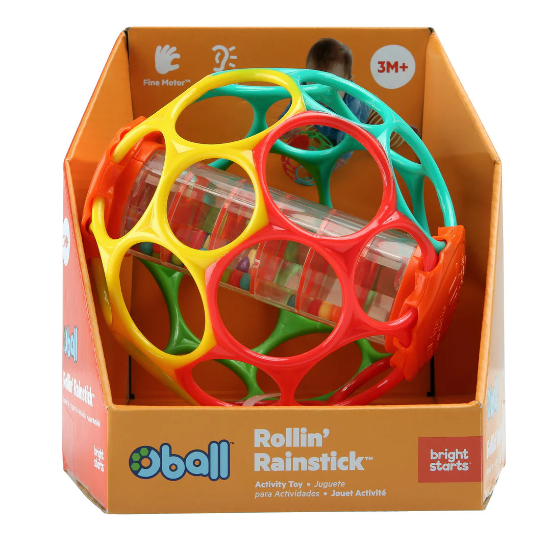 BRIGHT STARTS Oball - Rollin' Rainstick Rattle