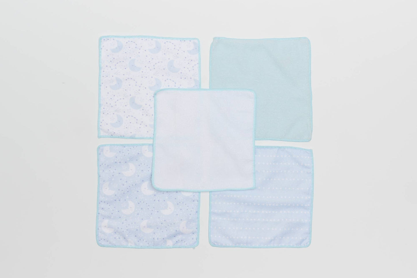 10 Pack Washcloths One Size | 9" X 9": Green