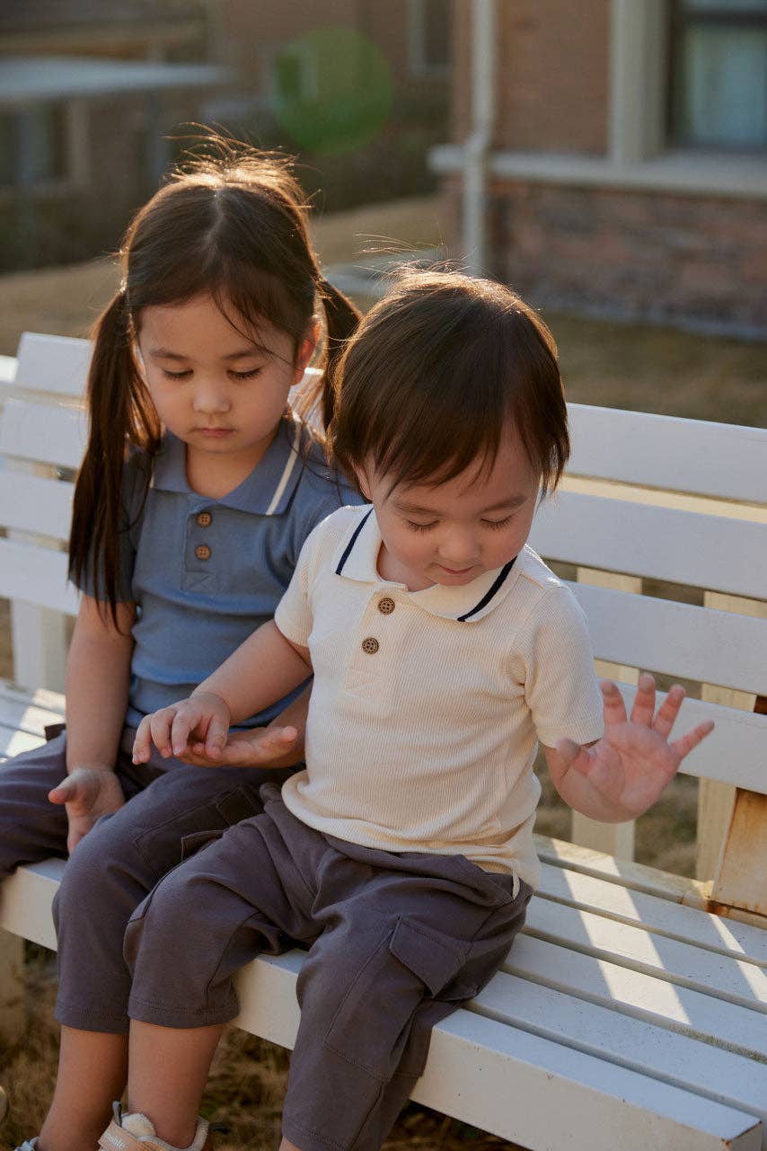 Norsu Organic Toddler Organic Cargo Pant-Dark grey