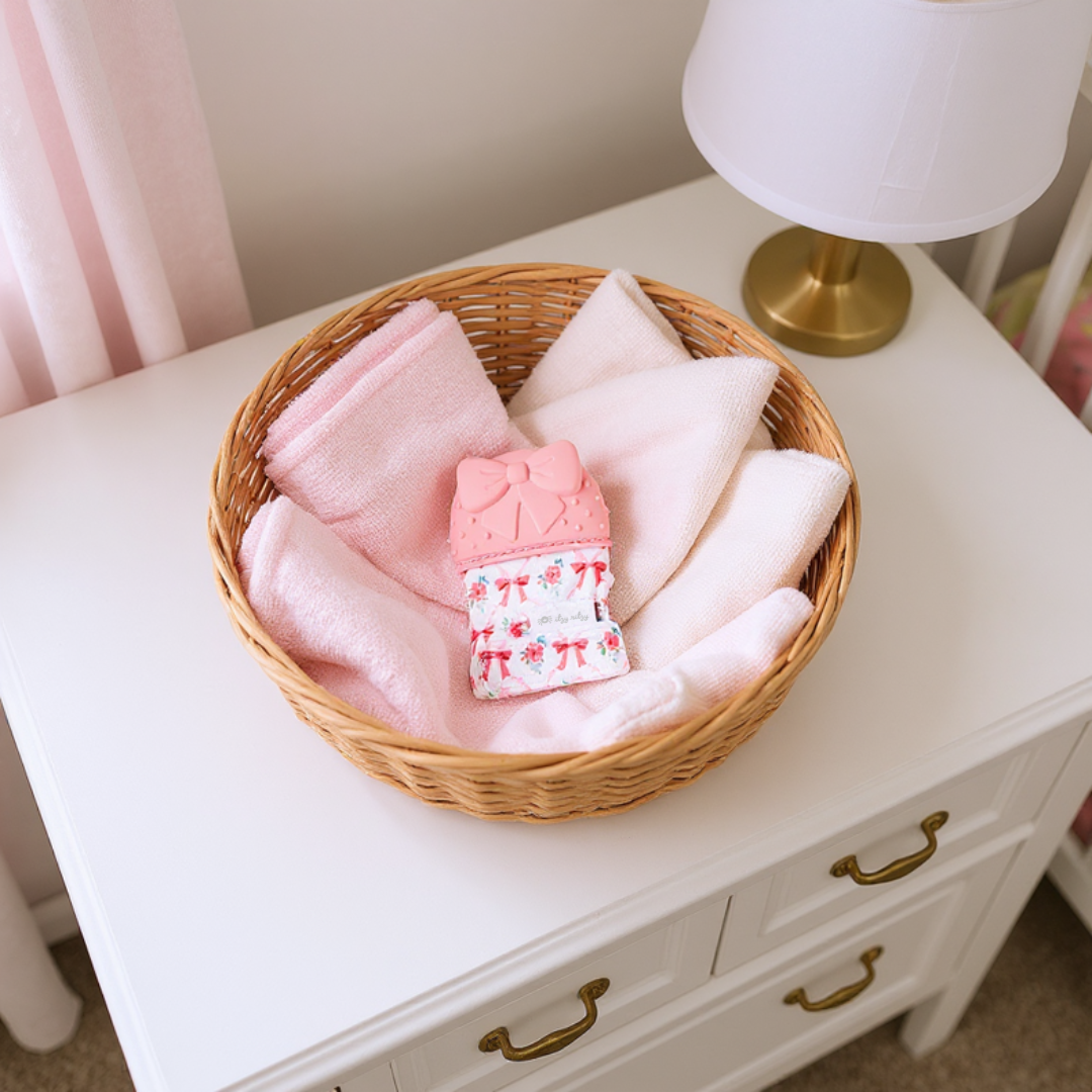 Itzy Mitt™ Silicone Teething Mitts: Sun