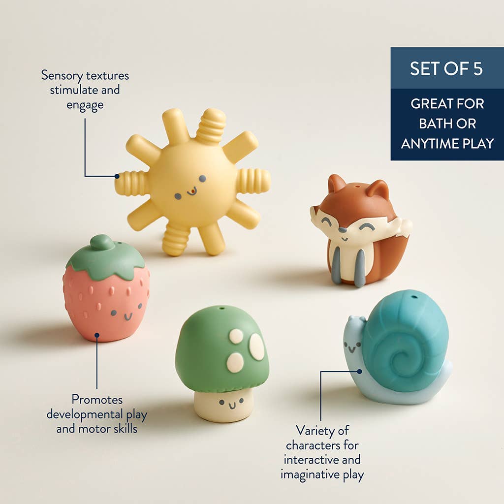 Itzy Bitzy Puppets™ - Bath + Storytelling Toys: Nautical