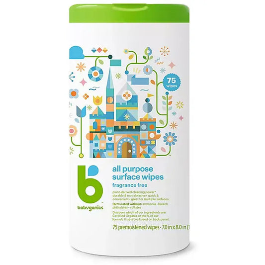 BABYGANICS All Purpose Wipes - Unscented