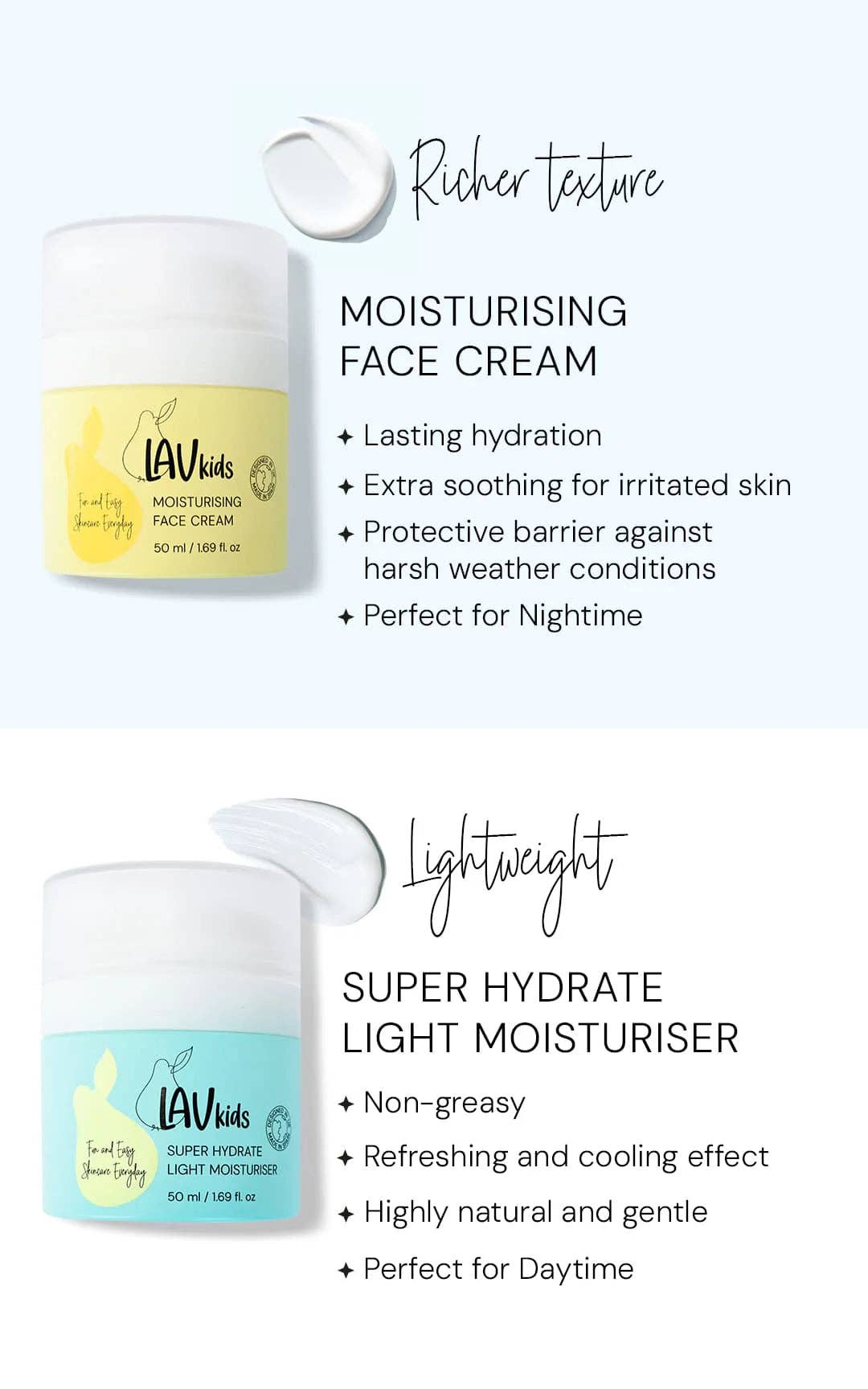 Lav Kids - All-Day Face Cream Duo