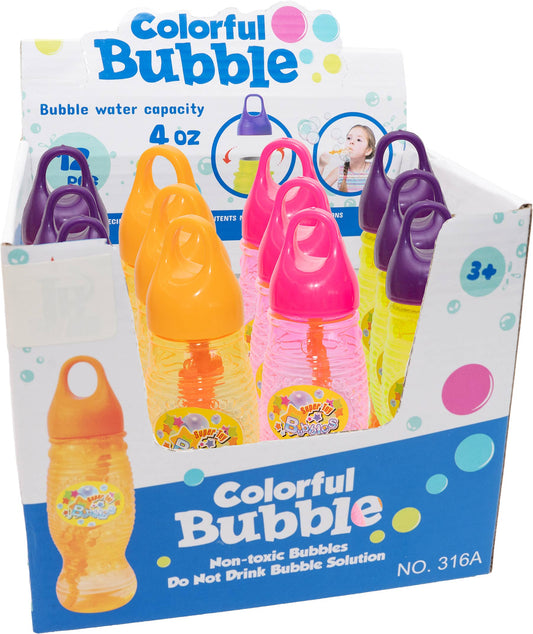 Summer Bubbles For Kids 4oz Bottle with handler in a PDQ