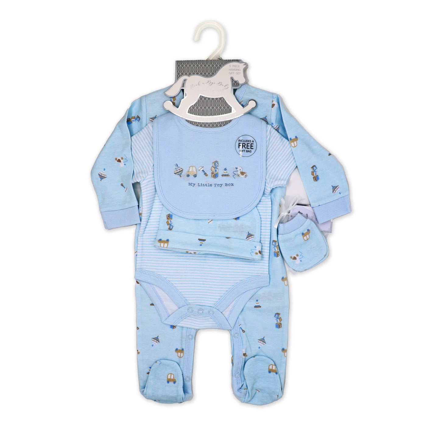 ROSE TEXTILE Boys 5 Piece Multipack Set - Toy Box