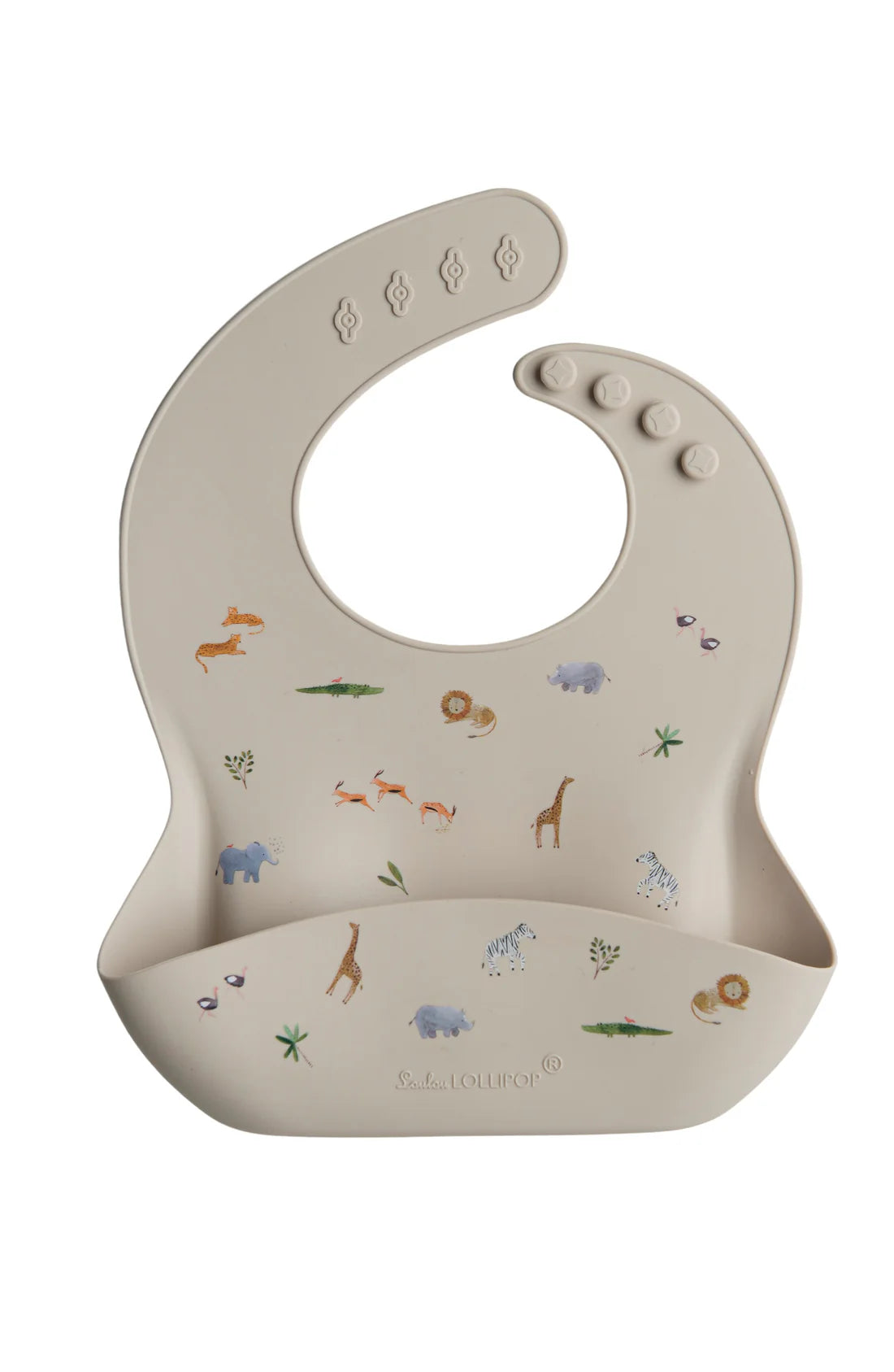 LOULOU LOLLIPOP Silicone Bib - Printed