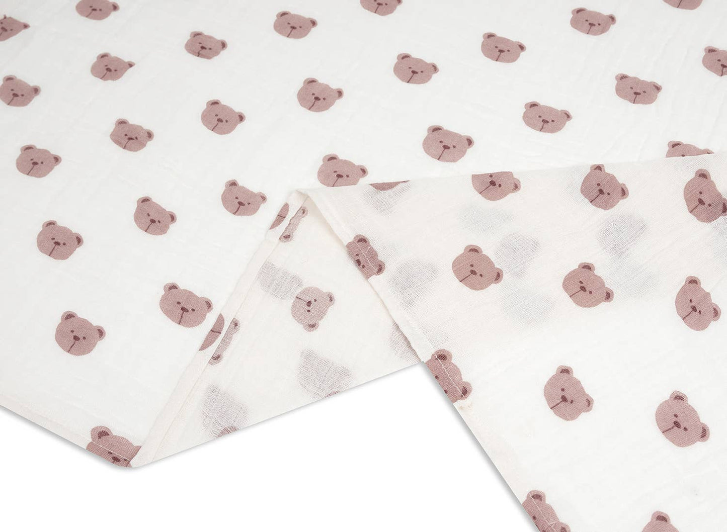 2PC Pack Muslin Swaddles 36" X 40": Beige