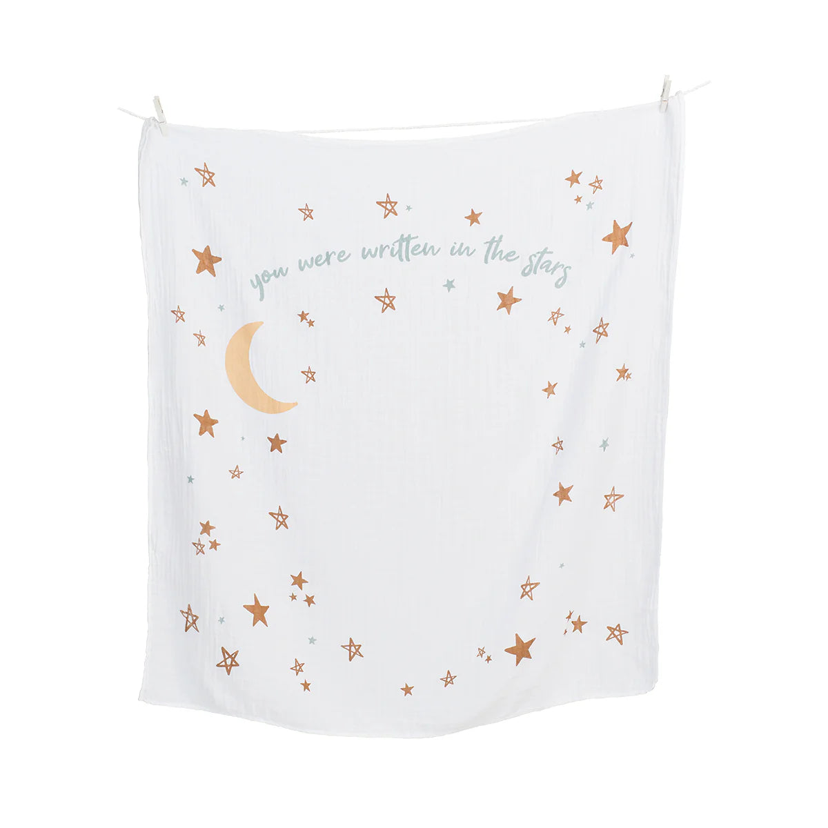 LULUJO Baby's 1st Year Milestone Blanket - Written in the Stars