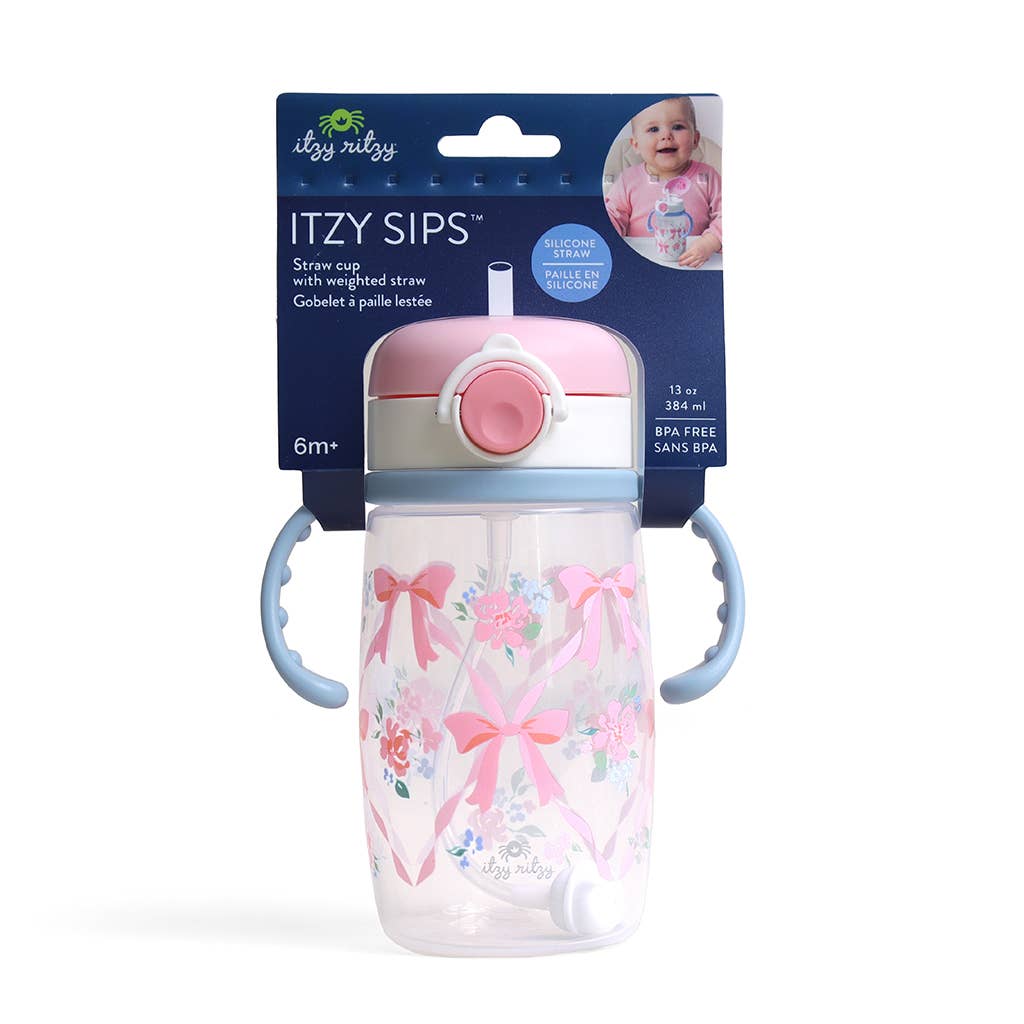 Itzy Sips™ - Straw Cup With Snap-Close Lid: Giddy Up!