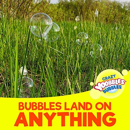 Bubble Bonanza Crazy Yoobbles Bubbles in Bubbles Machine Blower w/ solution