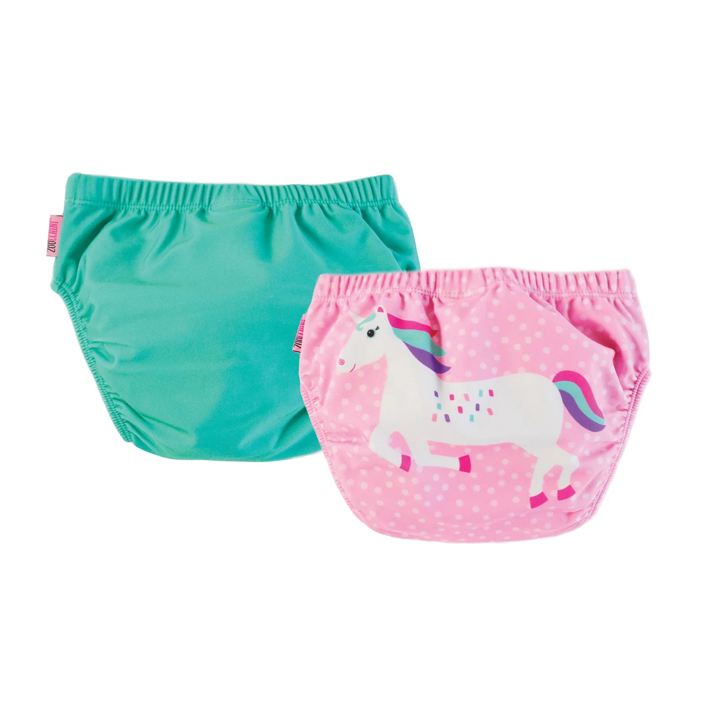 ZOOCCHINI Baby-Toddler Knit Swim Diaper 2 Piece Set