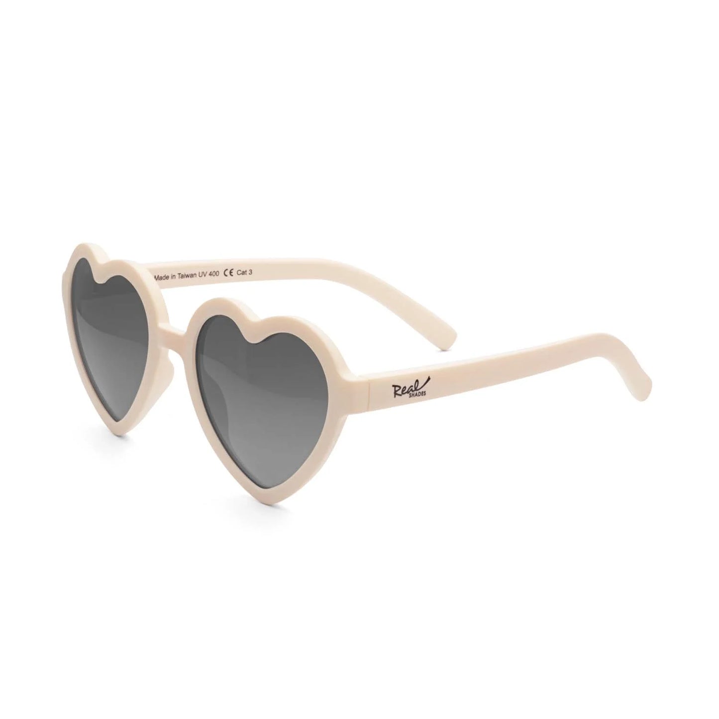 REAL SHADES Heart Unbreakable UV Sunglasses, Almond